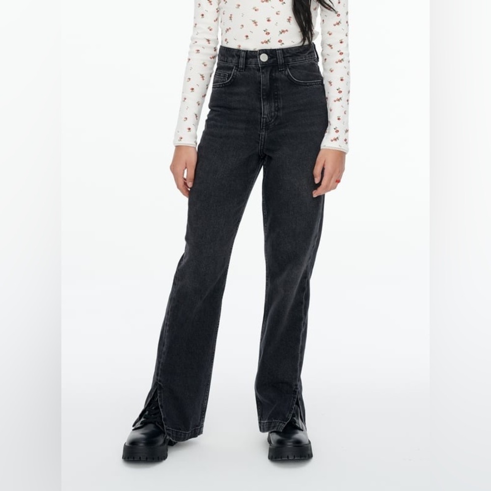 Les cyotes des Paris black flare jeans